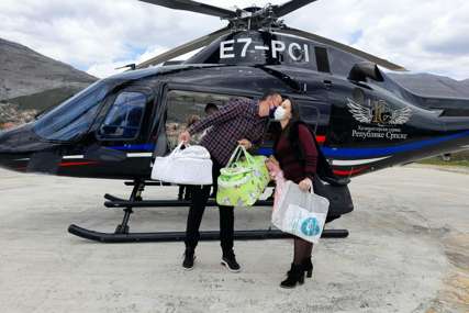 Blizanci Viktorija i Vuk helikopterom stigli u zavičaj: Nakon pet godina borbe za potomstvo bračnom paru iz Trebinja se OSTVARIO SAN
