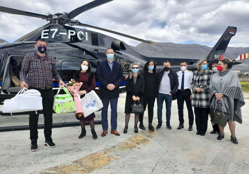 VAZDUŠNI MEDICINSKI TRANSPORT Kusturić: Helikopterski servis je uvijek na raspolaganju građanima Srpske