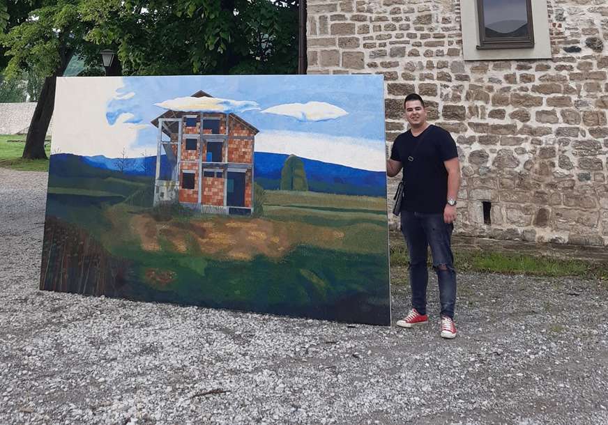 Izložba “Balkanska kula” akademskog slikara Aleksandra Bajunovića u Kamenoj kući