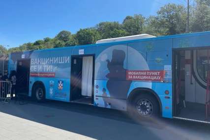 Svakog dana biće na drugoj lokaciji: Beogradom "krstari" mobilni autobus za vakcinaciju