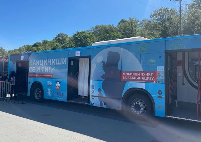 Svakog dana biće na drugoj lokaciji: Beogradom "krstari" mobilni autobus za vakcinaciju