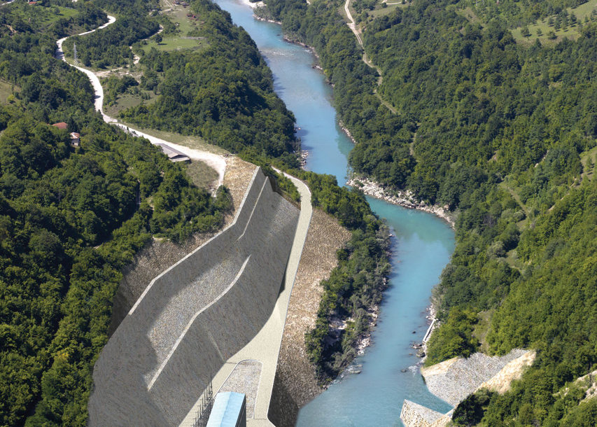 Grade se i pristupni putevi: Završna faza preliminarnih radova na gradilištu Hidroelektrane "Buk Bijela"