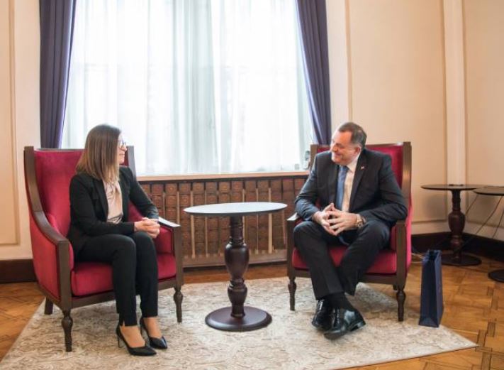 Dodik razgovarao sa slovenačkom ambasadorkom "Postoji potencijal za unapređenje saradnje sa Slovenijom"