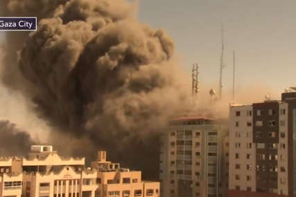 Izraelske rakete srušile neboder u Gazi u kojem su kancelarije AP i Al Džazire: Zgrada na vrijeme evakuisana (VIDEO)