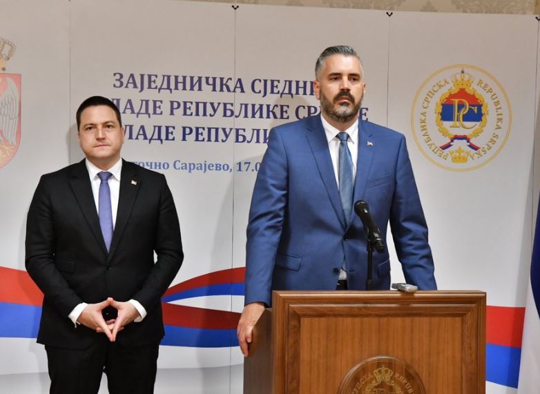 Sastanak Rajčevića i Ružića: Veća podrška Vlade Srbije projektima u Srpskoj (FOTO)