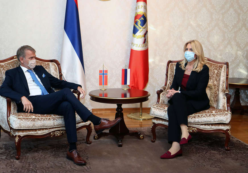 Cvijanovićeva sa norveškim ambasadorom u BiH: Postoji značajan prostor za unapređenje saradnje između dvije zemlje