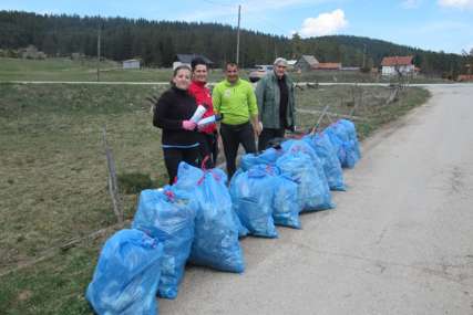 AKCIJA UREĐENJA ŽIVOTNE SREDINE Planinari "Glasinca" sakupili 100 vreća smeća