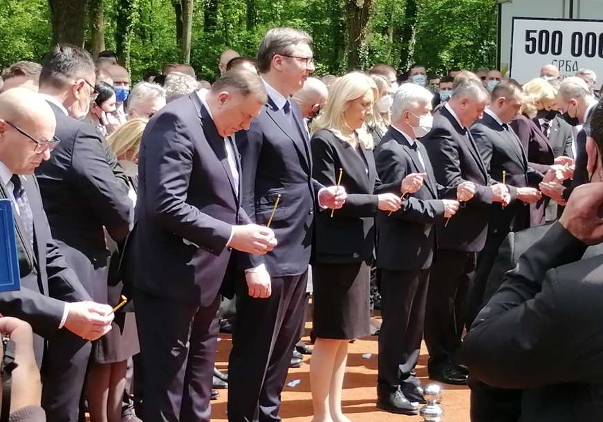 “Imamo dva zadatka, da čuvamo mir i Srpsku” Cvijanovićeva poručila da se ne smiju zaboraviti rane i stradanja u logoru Jasenovac