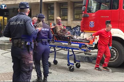 "Stakla su pucala, sve se treslo" Pet osoba povrijeđeno u eksploziji plinske boce u centru Beograda (VIDEO)