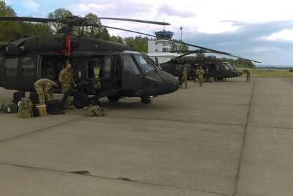 Pripreme za vježbu "Brzi odgovor 21": Američki helikopteri sletjeli u BiH
