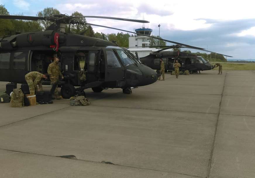Pripreme za vježbu "Brzi odgovor 21": Američki helikopteri sletjeli u BiH