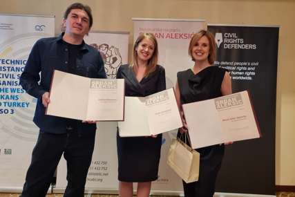 Jubilarna dodjela nagrade "Srđan Aleksić": Pobjednice novinarke Televizije N1 i mreže BIRN