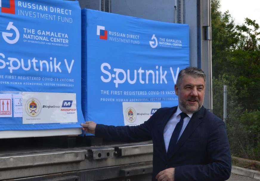 Šeranić potvrdio: Ove sedmice se očekuje isporuka druge doze "Sputnjika" u Srpsku, naredne 200.000 doza "Sinofarma"