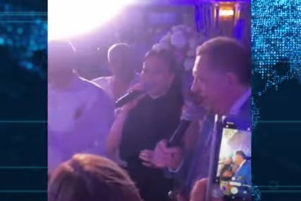 Atmosferu doveli do usijanja: Ceca i Dodik na svadbi zapjevali "Oj, vojvodo Sinđeliću" (VIDEO)