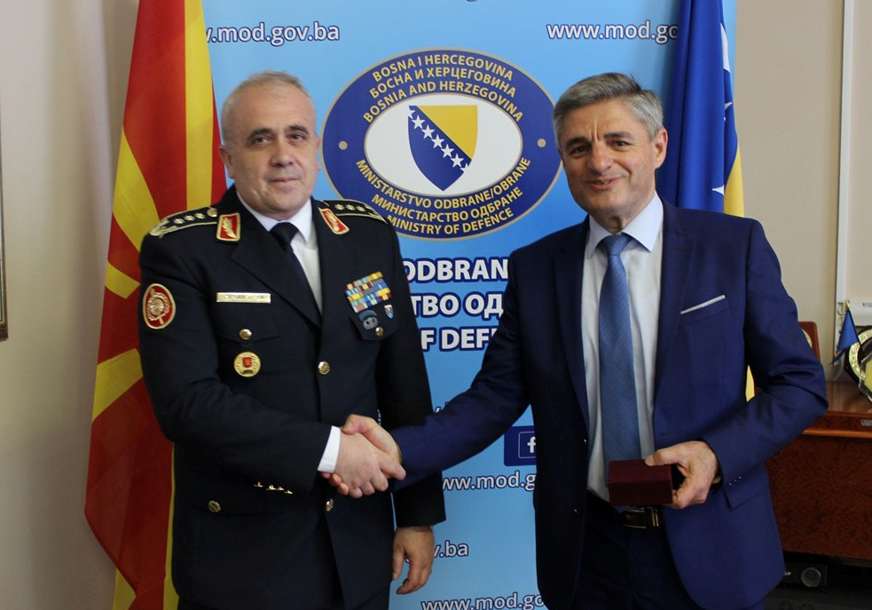 Okolić razgovarao sa Đurčinovskim “Uskoro potpisivanje plana vojne saradnje BiH i Sjeverne Makedonije”