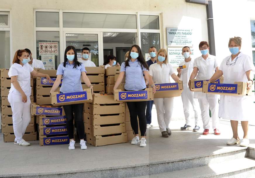 Mozzart u Nevesinju nastavio akciju podjele vitaminskih paketa