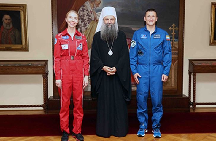 Ruski kosmonauti posjetili patrijarha Porfirija "Otkrivanjem i spoznajom svemira postajemo sve bliži jedni drugima"