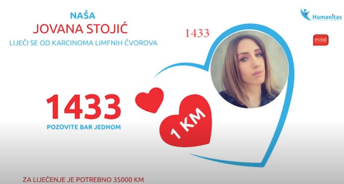 "Pozovite 1433 za Jovanu" Udruženje "Humanitas" pokrenulo akciju prikupljanja pomoći za liječenje Banjalučanke (VIDEO)