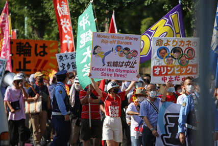 "NE TREBA NAM OLIMPIJADA" Protesti u Tokiju tokom ceremonije otvaranja