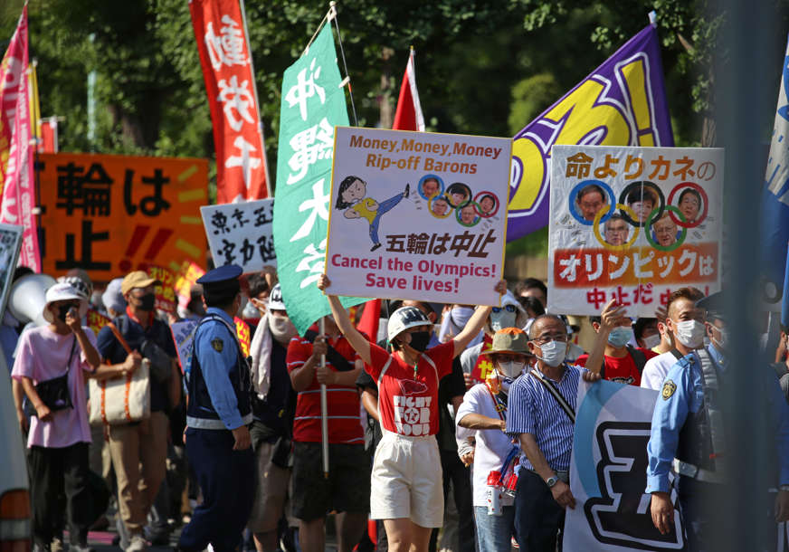"NE TREBA NAM OLIMPIJADA" Protesti u Tokiju tokom ceremonije otvaranja