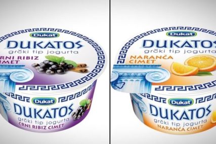 Dukat povlači sa tržišta dva voćna jogurta zbog pesticida