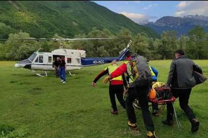 KRAJ DRAME NA PROKLETIJAMA Spasioci prevezli srpskog planinara u bolnicu
