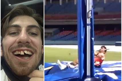 OSTAO BEZ ZUBA Britanski atletičar doživio bizarnu povredu (VIDEO)