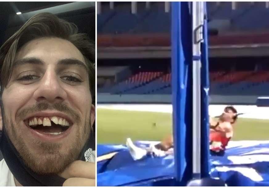 OSTAO BEZ ZUBA Britanski atletičar doživio bizarnu povredu (VIDEO)