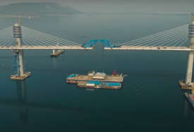 "Predviđene su mjere zaštite" Može li Pelješki most izdržati udar velikog broda, šta kažu stručnjaci