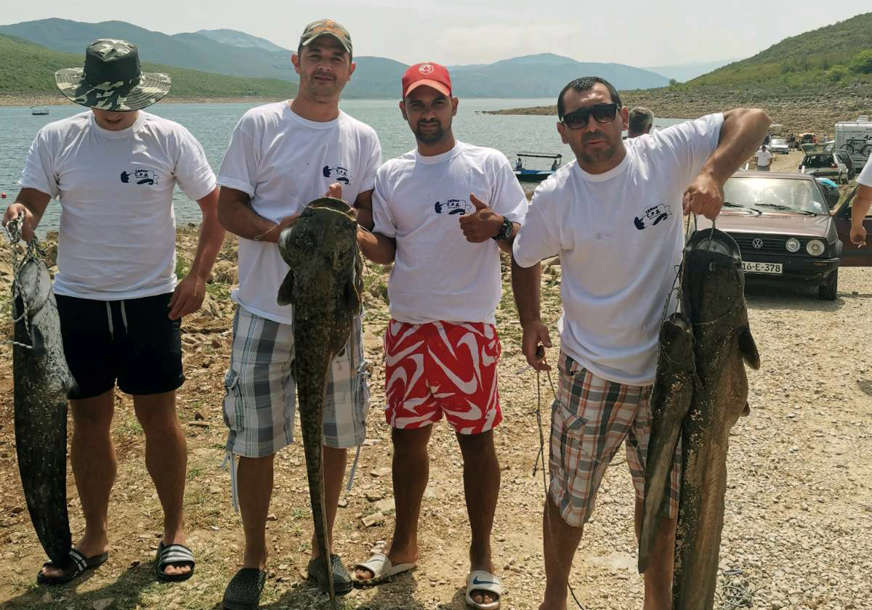 Tradicionalna "Somovijada" u Bileći: Najbolja ekipa ulovila oko 17 kilograma ribe