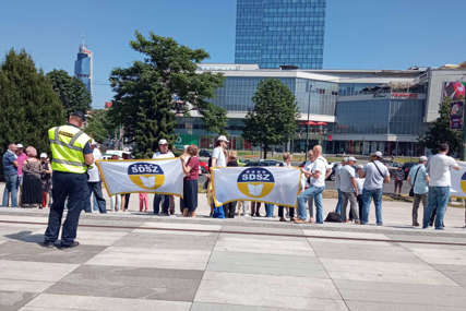 Protest u Sarajevu: Samostalni sindikat državnih službenika nezadovoljan zbog nepotpisivanja kolektivnog ugovora