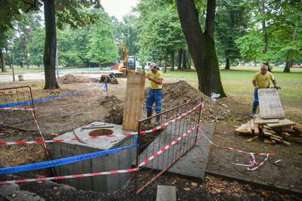 Radovi u toku: Čuvena fontana će uskoro krasiti park "Mladen Stojanović" (FOTO)