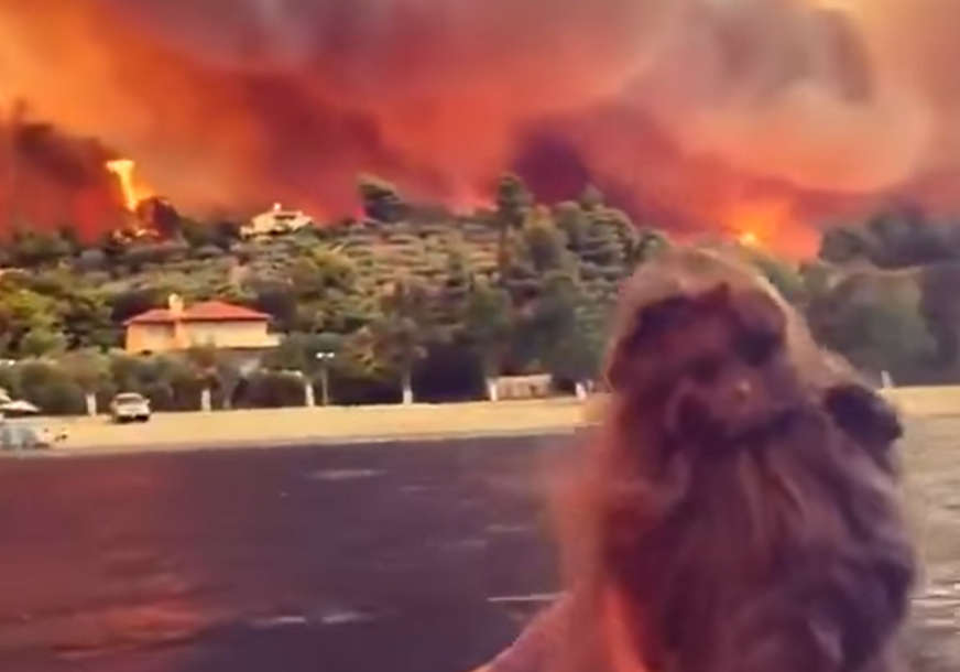Apokalipsa za grčkom ostrvu Evija: Plameni jezici bjesne treći dan zaredom, naložena evakuacija (VIDEO)