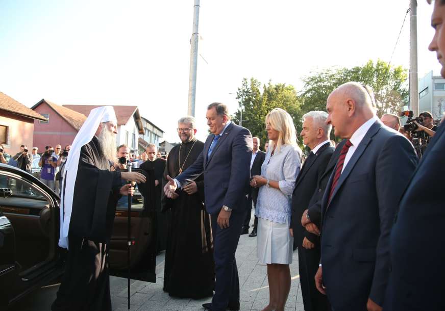"Dobro došli, Vaša svetosti, u Republiku Srpsku" Željka Cvijanović poželjela je dobrodošlicu patrijarhu srpskom Porfiriju