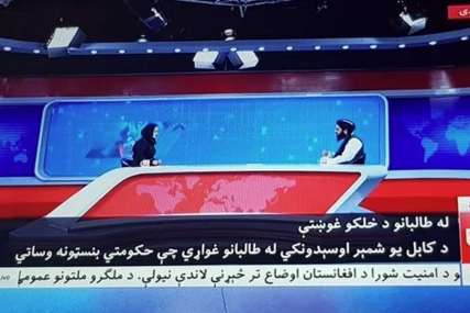 Uživo u studiju: Talibani dozvolili da ih ŽENA intervjuiše (FOTO)