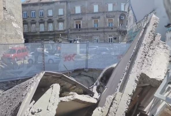 Srušio se dio zgrade u Zagrebu: Nije se dogodilo ono najgore” (VIDEO)
