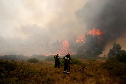 SRPSKI VATROGASCI NA EVIJI Od danas požare na grčkom ostrvu gase i tri helikoptera iz Srbije
