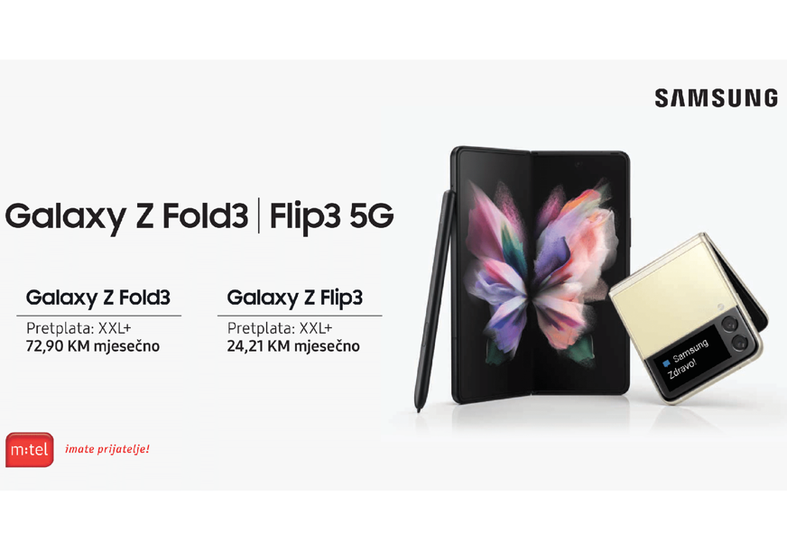 Pripremite se da otvorite svoj svijet: Novi Galaxy Z Fold3 i Z Flip3 na klik od vas u m:tel ponudi