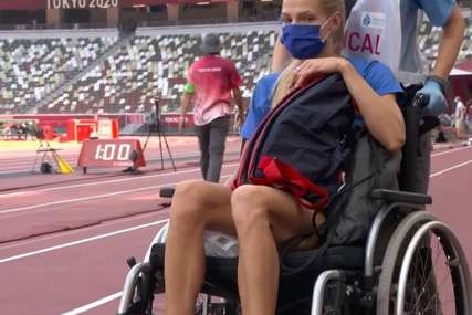 Ruska ljepotica stadion napustila u invalidskim kolicima i morala dati uzorak za doping test