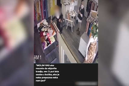 Šokantan snimak krađe: Lijepo obučena žena je ušla u butik, počela da razgleda robu, A ONDA (VIDEO)