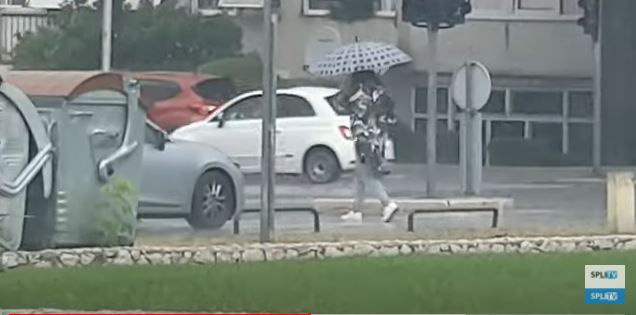 Nevrijeme u Hrvatskoj: U Splitu potop, za sat vremena palo kiše koliko inače ne bude za mjesec dana (VIDEO)