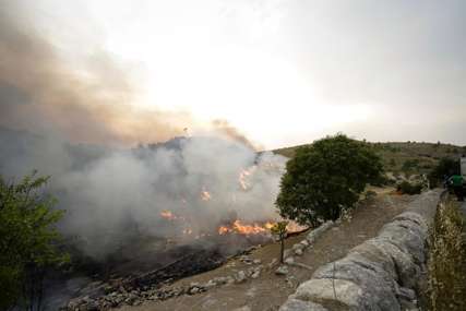 Šumski požar kod Trebinja: Vatra na nepristupačnom miniranom terenu