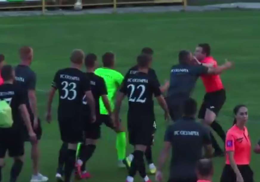 TRENER TUKAO SUDIJU Ružne scene poslije meča Kupa Ukrajine (VIDEO)