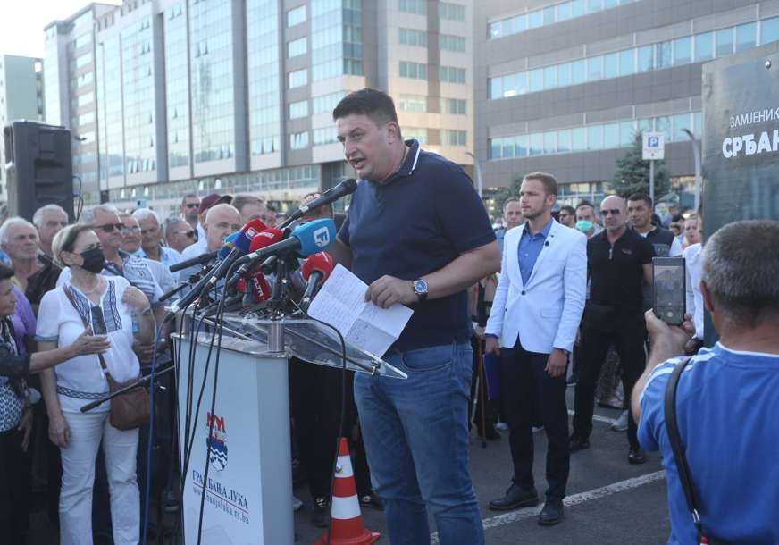 "Narod ne pristaje na tiraniju" Radović daje podršku građanskim protestima u Banjaluci