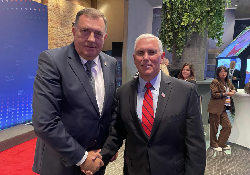 Bivši američki potpredsjednik čestitao Dodiku: Poželio mu uspjeh i sreću u daljem radu
