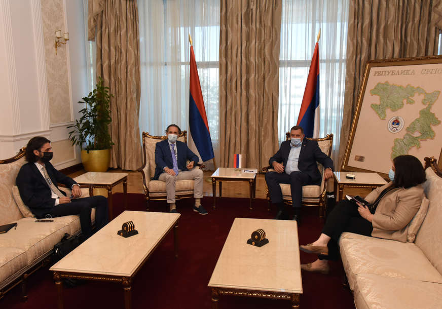Cepter na sastanku sa Dodikom "Zahvalnost Vladi Srpske na podršci"