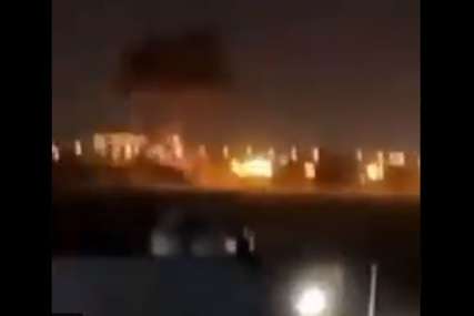 NAPADNUT AERODROM U ERBILU Bačene tri rakete, čule se eksplozije (VIDEO)