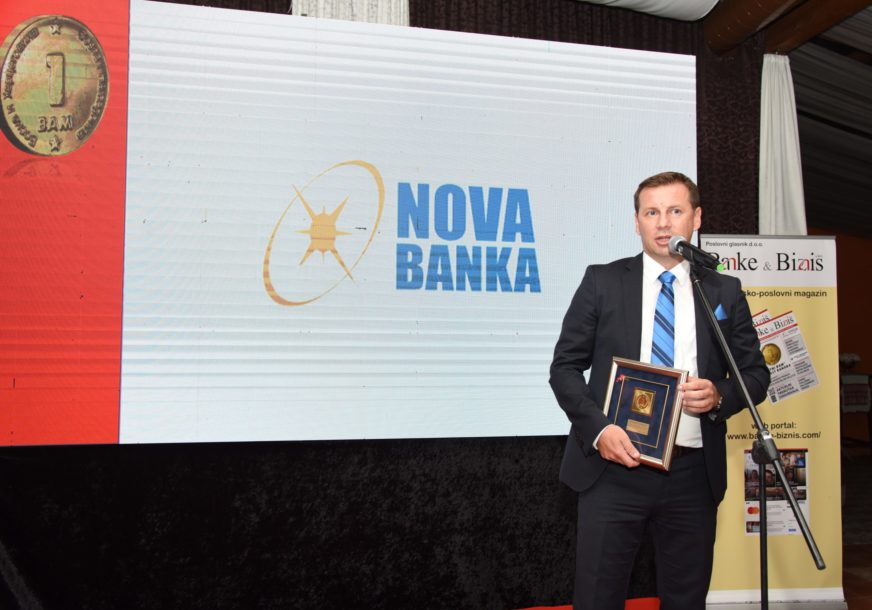 Nova banka a.d. Banja Luka DOBITNIK NAGRADE Zlatni BAM