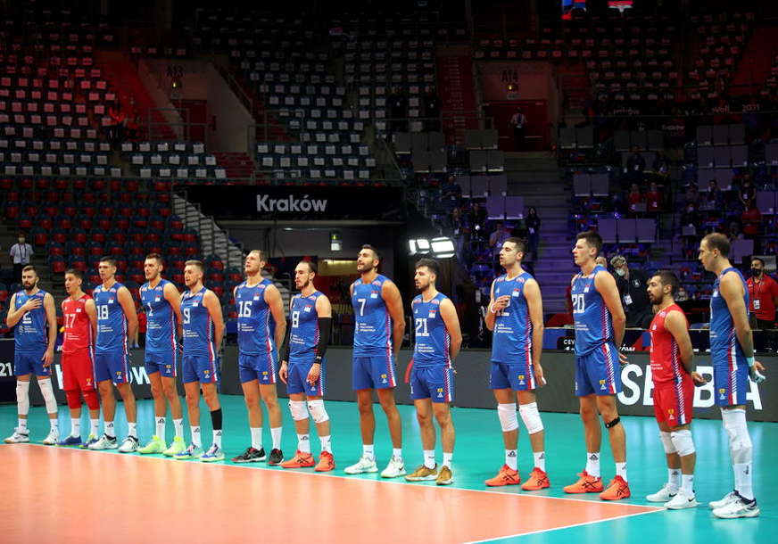 BRILJANTNO Odbojkaši Srbije bez izgubljenog seta u polufinalu prvenstva Evrope