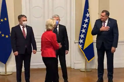 "Evropska perspektiva BiH UPITNA" Dodik o sastanku u Ursulom fon der Lajen u Predsjedništvu